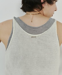 VION（ヴィオン）の「シアーニットレイヤードタンク / Sheer Knit Layerd Tank（キャミソール・レディース）」