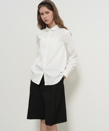 【GENERAL IDEA】リンクルフリーラウンドカラーブラウス / WRINKLE-FREE ROUND COLLAR BLOUSE
