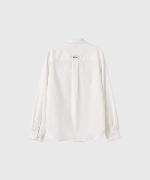 GENERAL IDEA(ジェネラルアイデア)の「【GENERAL IDEA】リンクルフリーラウンドカラーブラウス / WRINKLE-FREE ROUND COLLAR BLOUSE(シャツ/ブラウス・レディース・スカイブルー/ホワイト・L/M/S)」の9枚目の写真