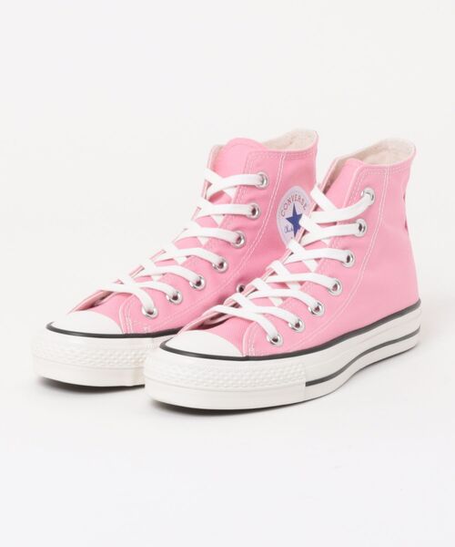 CONVERSE(コンバース)の「CONVERSE コンバース CANVAS AS J HI キャンバス オールスター J HI 31318300 FONDANT PINK(スニーカー・メンズ・ピンク・10h/9h/3h/4/8h/7h/7/5/9/8/11h/5h/4h/6h)」の1枚目の写真