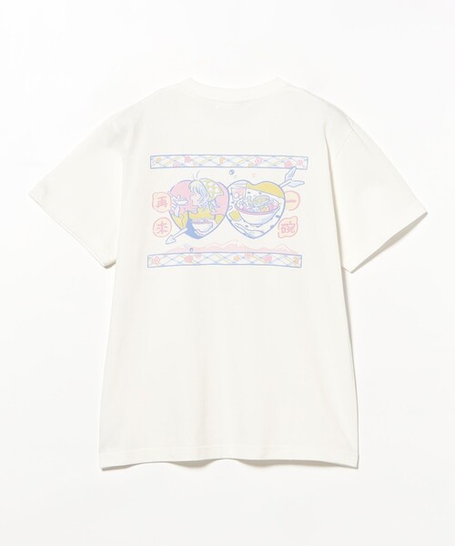TOKYO CULTUART by BEAMS(トウキョウカルチャートバイビームス)の「Shiho So / 再來一碗 T-Shirt(Tシャツ/カットソー・レディース・ホワイト系その他5/ライトグレー・X-LARGE/LARGE/MEDIUM/SMALL)」の1枚目の写真