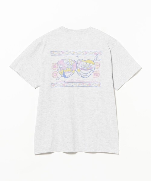 TOKYO CULTUART by BEAMS(トウキョウカルチャートバイビームス)の「Shiho So / 再來一碗 T-Shirt(Tシャツ/カットソー・レディース・ホワイト系その他5/ライトグレー・X-LARGE/LARGE/MEDIUM/SMALL)」の2枚目の写真