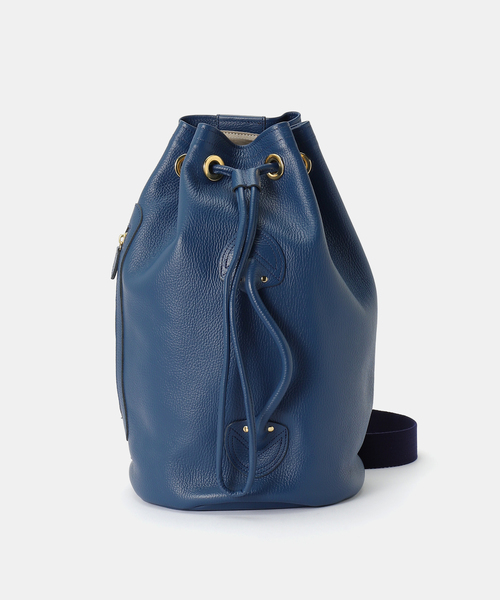 IENA(イエナ)の「YOUNG&OLSEN/ヤングアンドオルセン for IE Sac Marine バッグ(ショルダーバッグ・レディース・ネイビー/ブラウン系その他・FREE)」の2枚目の写真