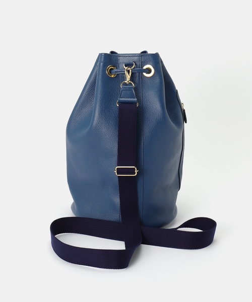 IENA(イエナ)の「YOUNG&OLSEN/ヤングアンドオルセン for IE Sac Marine バッグ(ショルダーバッグ・レディース・ネイビー/ブラウン系その他・FREE)」の4枚目の写真