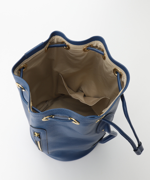 IENA(イエナ)の「YOUNG&OLSEN/ヤングアンドオルセン for IE Sac Marine バッグ(ショルダーバッグ・レディース・ネイビー/ブラウン系その他・FREE)」の7枚目の写真
