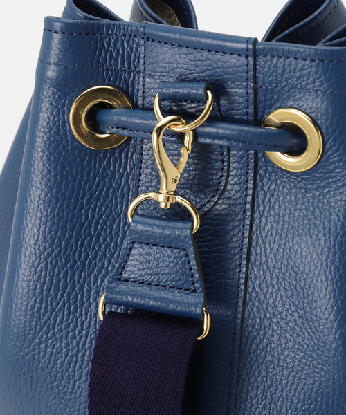 IENA(イエナ)の「YOUNG&OLSEN/ヤングアンドオルセン for IE Sac Marine バッグ(ショルダーバッグ・レディース・ネイビー/ブラウン系その他・FREE)」の10枚目の写真