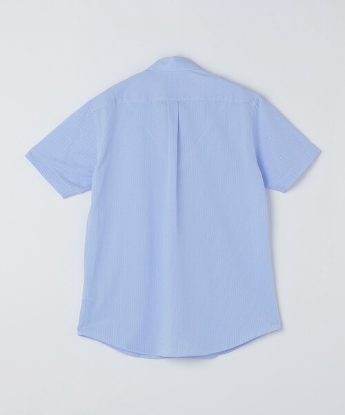 SHIPS(シップス)の「SHIPS:〈FUNCTION〉Albini × RENU(R)半袖 ジャージー ストライプ シャツ(シャツ/ブラウス・メンズ・スカイブルー/ネイビー・SMALL/MEDIUM/LARGE/X-LARGE)」の16枚目の写真