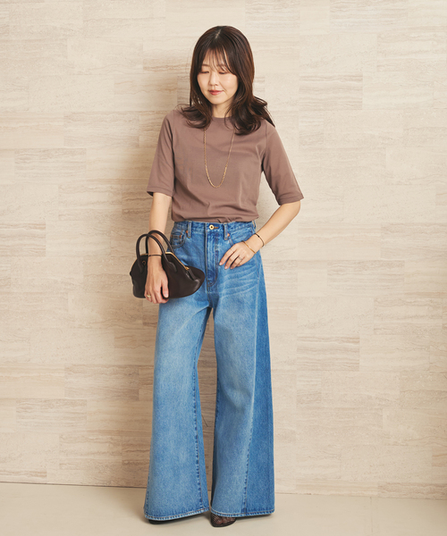 セール】《一部店舗・WEB限定》LIGHT SHEER ハーフスリーブ Tシャツ（T