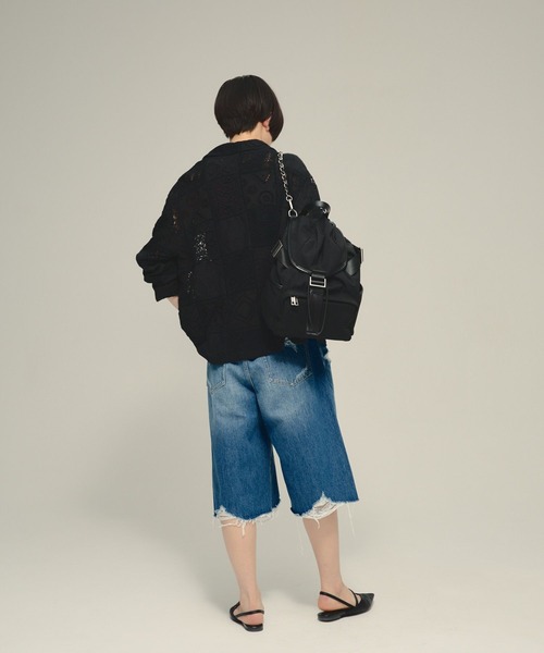 eL(エル)の「【eL】Made in India Patchwork Shirts Jacket/698964(シャツ/ブラウス・レディース・オフホワイト/ブラック・FREE)」の11枚目の写真