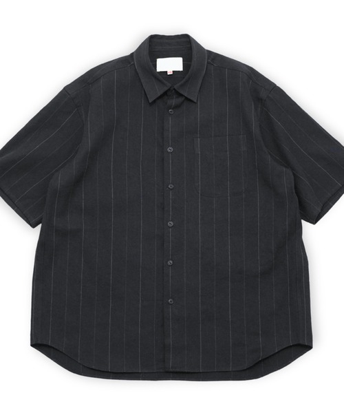 yoko sakamoto(ヨーコサカモト)の「【YOKO SAKAMOTO】 REGULAR COLLAR S/S SHIRT(シャツ/ブラウス・メンズ・ストライプ・MEDIUM)」の1枚目の写真