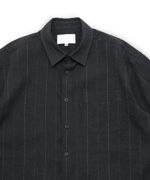 yoko sakamoto(ヨーコサカモト)の「【YOKO SAKAMOTO】 REGULAR COLLAR S/S SHIRT(シャツ/ブラウス・メンズ・ストライプ・MEDIUM)」の2枚目の写真
