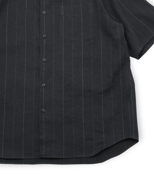 yoko sakamoto(ヨーコサカモト)の「【YOKO SAKAMOTO】 REGULAR COLLAR S/S SHIRT(シャツ/ブラウス・メンズ・ストライプ・MEDIUM)」の4枚目の写真