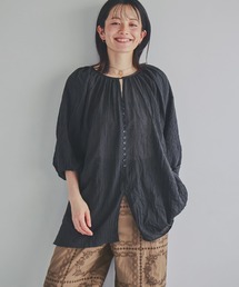 ボイル袖バルーンチュニック