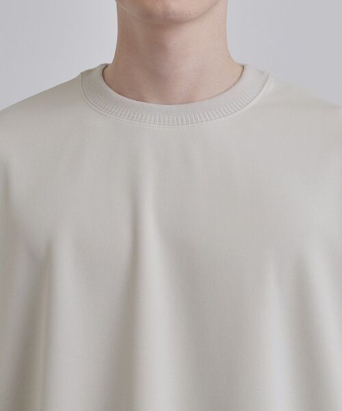 tk.TAKEO KIKUCHI(ティーケータケオキクチ)の「【接触冷感】配色ダンボールカットソー(Tシャツ/カットソー・メンズ・モスグリーン/ブラック/ホワイト・03/02)」の20枚目の写真