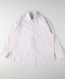 HONEYSUCKLE ROSE | HONEYSUCKLE ROSE(ハニーサックルローズ)ロングカフスストライプシャツ(シャツ/ブラウス)
