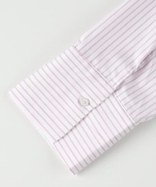 HONEYSUCKLE ROSE(ハニーサックルローズ)の「HONEYSUCKLE ROSE(ハニーサックルローズ)ロングカフスストライプシャツ(シャツ/ブラウス・レディース・ピンク系その他・99)」の3枚目の写真