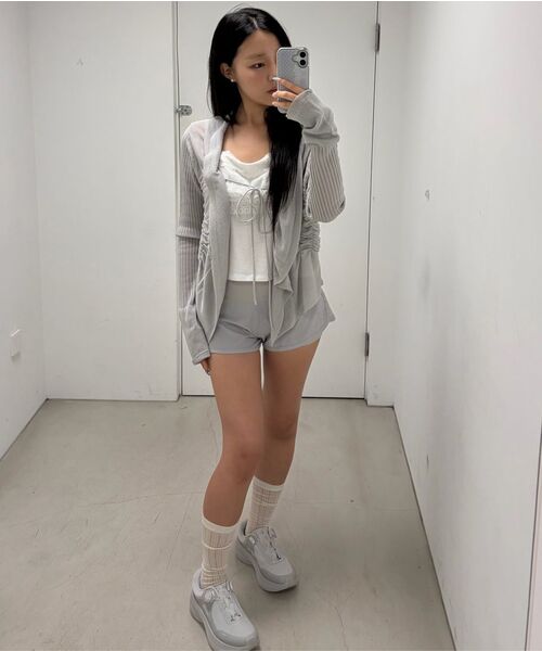 OJOS(オホス)の「i:e Breathform Running 3 Shorts / Grey(その他パンツ・レディース・その他・1/2/3)」の6枚目の写真