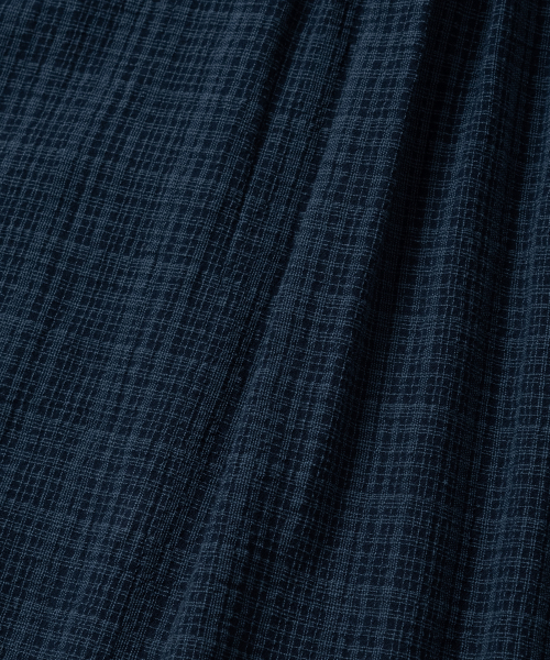NONBLANK(ノンブランク)の「イレギュラーウィンドウチェッククロップHSシャツ_DARK BLUE(シャツ/ブラウス・メンズ・ダークブルー・SMALL/MEDIUM/LARGE/X-LARGE)」の10枚目の写真