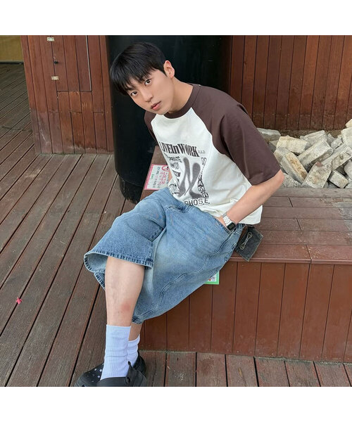 MINDBRIDGE(マインドブリッジ)の「バミューダデニムハーフパンツ - 2カラー(その他パンツ・メンズ・ブラック/インディゴブルー・36/34/32/30)」の2枚目の写真
