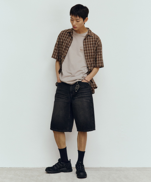 MINDBRIDGE(マインドブリッジ)の「バミューダデニムハーフパンツ - 2カラー(その他パンツ・メンズ・ブラック/インディゴブルー・36/34/32/30)」の11枚目の写真