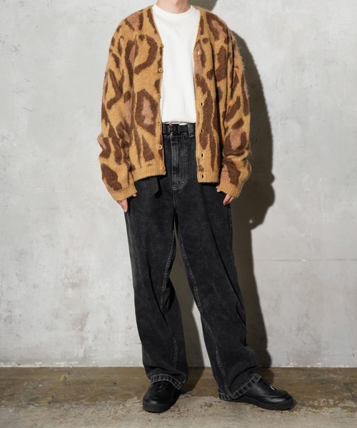 TOWNCRAFT(タウンクラフト)の「TOWNCRAFT / タウンクラフト MOHAIR SHAGGY JACQUARD CARDIGAN モヘア シャギー ジャガード カーディガン(カーディガン/ボレロ・メンズ・その他1/その他2/その他3/ストライプ/レオパード・SMALL/MEDIUM/LARGE)」の13枚目の写真