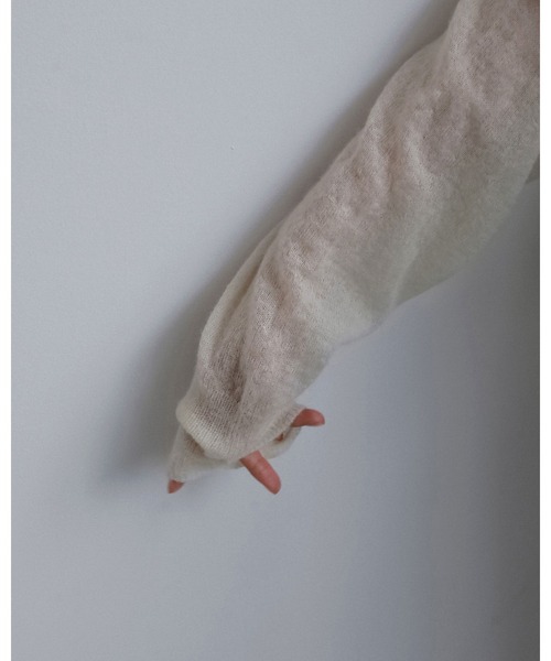 anuke(アンヌーク)の「Over Knit Shirts(シャツ/ブラウス・レディース・ピンク/アイボリー/ブラック・FREE)」の22枚目の写真