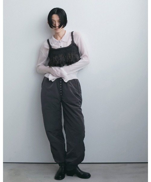 anuke(アンヌーク)の「Over Knit Shirts(シャツ/ブラウス・レディース・ピンク/アイボリー/ブラック・FREE)」の17枚目の写真