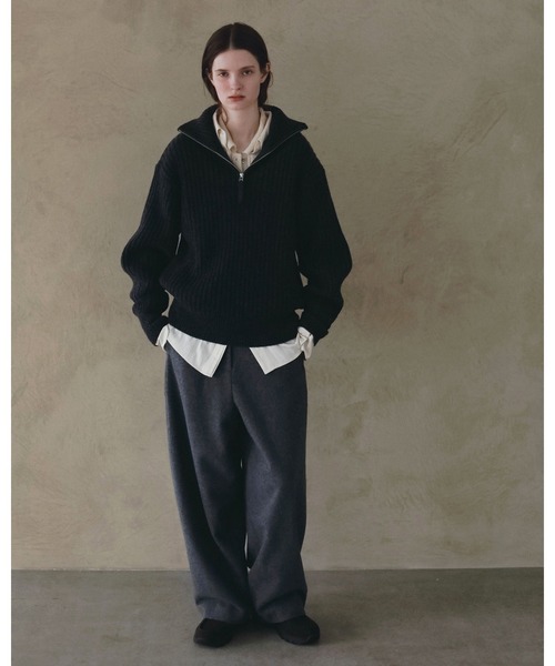 anuke(アンヌーク)の「Over Knit Shirts(シャツ/ブラウス・レディース・ピンク/アイボリー/ブラック・FREE)」の21枚目の写真
