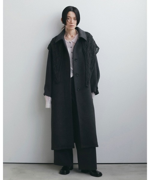 anuke(アンヌーク)の「Over Knit Shirts(シャツ/ブラウス・レディース・ピンク/アイボリー/ブラック・FREE)」の13枚目の写真