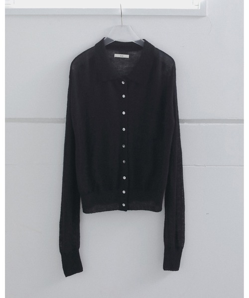 anuke(アンヌーク)の「Over Knit Shirts(シャツ/ブラウス・レディース・ピンク/アイボリー/ブラック・FREE)」の9枚目の写真