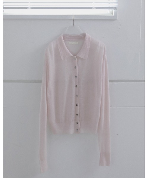 anuke(アンヌーク)の「Over Knit Shirts(シャツ/ブラウス・レディース・ピンク/アイボリー/ブラック・FREE)」の10枚目の写真