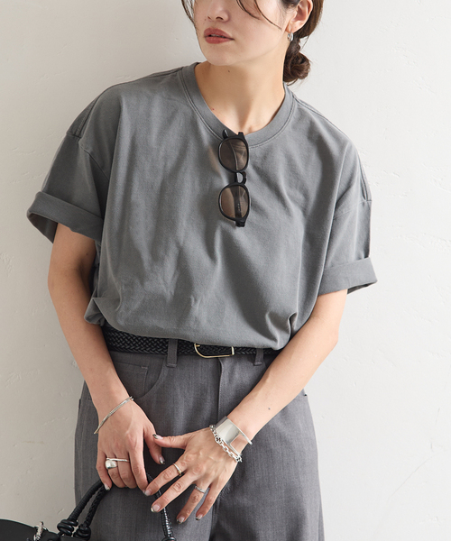 blAnks(ブランクス)の「【BLANKS/ブランクス】 VINTAGE TEE(Tシャツ/カットソー・レディース・レッド/ピンク/イエロー/ブルー/ブラック系その他・MEDIUM)」の1枚目の写真