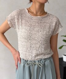 Chez toi | 膨れ半袖プルオーバー(Tシャツ/カットソー)