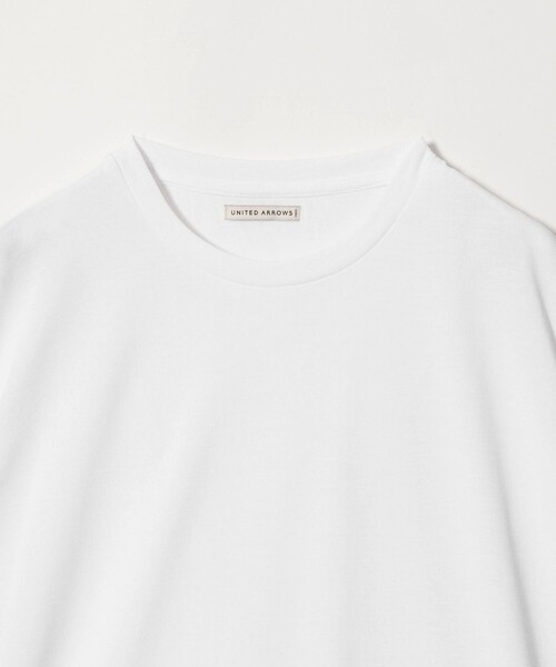 UNITED ARROWS（ユナイテッドアローズ）の「ファンクション Tシャツ 吸水速乾 通気性（Tシャツ/カットソー・メンズ・ダークグレー/ホワイト/ベージュ・S/XL/M/L）」の4枚目の写真