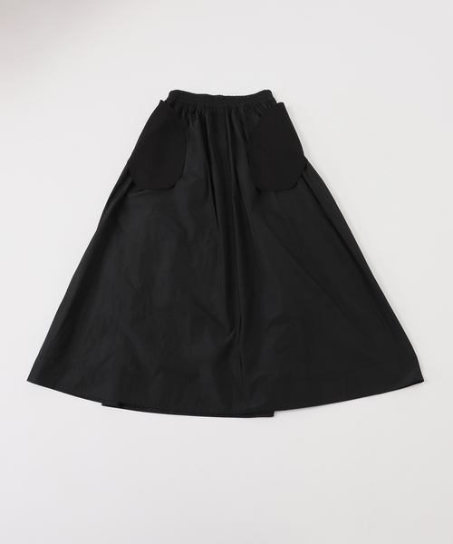 IENA(イエナ)の「《一部カラー店舗限定》シャンブレータフタギャザースカート(スカート・レディース・チャコールグレー/ブラック/ベージュ/ブラウン・36/38)」の20枚目の写真