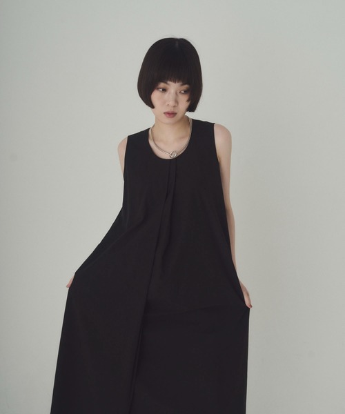 SOYEN(ソイエン)の「タイプライタータックワンピース(ワンピース・レディース・ベージュ/ブラック・F)」の18枚目の写真