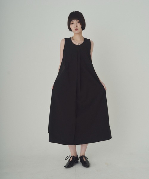 SOYEN(ソイエン)の「タイプライタータックワンピース(ワンピース・レディース・ベージュ/ブラック・F)」の19枚目の写真