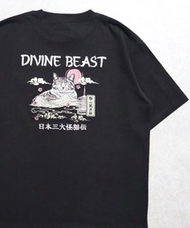 NEKO 刺繍Tシャツ/和柄