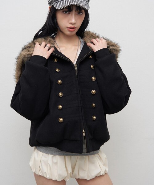 WEB限定サイズあり/S~Lサイズ展開】ナポレオンファーブルゾン