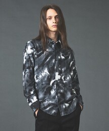 5351 POUR LES HOMMES（ゴーサンゴーイチプールオム）の「ダスティ レオパード プリント ストレッチ ロングスリーブ シャツ（シャツ/ブラウス）」
