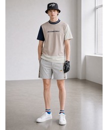 DECEMBERMAY（ディセンバーメイ）の「Mesh-paneled mock neck（Tシャツ/カットソー）」