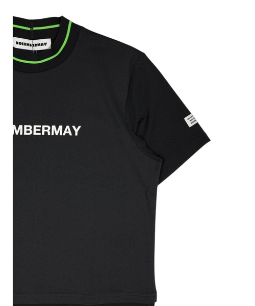 DECEMBERMAY(ディセンバーメイ)の「Mesh-paneled mock neck(Tシャツ/カットソー・メンズ・ホワイト/ブルー/ブラック/ベージュ・MEDIUM/LARGE/X-LARGE)」の21枚目の写真