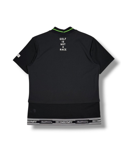 DECEMBERMAY(ディセンバーメイ)の「Mesh-paneled mock neck(Tシャツ/カットソー・メンズ・ホワイト/ブルー/ブラック/ベージュ・MEDIUM/LARGE/X-LARGE)」の9枚目の写真