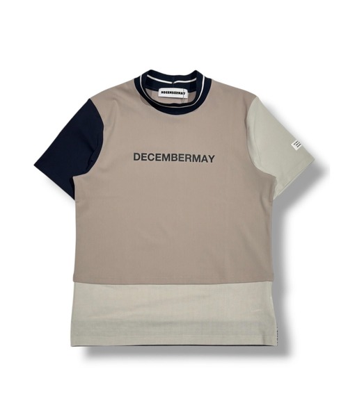 DECEMBERMAY(ディセンバーメイ)の「Mesh-paneled mock neck(Tシャツ/カットソー・メンズ・ホワイト/ブルー/ブラック/ベージュ・MEDIUM/LARGE/X-LARGE)」の10枚目の写真