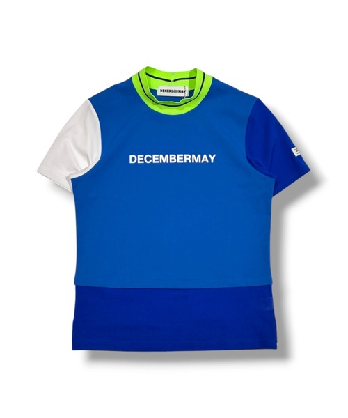 DECEMBERMAY(ディセンバーメイ)の「Mesh-paneled mock neck(Tシャツ/カットソー・メンズ・ホワイト/ブルー/ブラック/ベージュ・MEDIUM/LARGE/X-LARGE)」の13枚目の写真