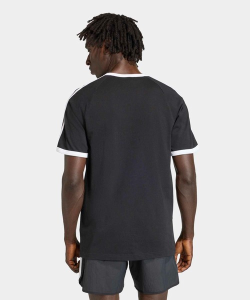 adidas(アディダス)の「スリーストライプス Tシャツ / アディダスオリジナルス adidas Originals(Tシャツ/カットソー・メンズ・ブラック・MEDIUM/X-SMALL/LARGE/3XL/XX-LARGE/XX-SMALL/X-LARGE/SMALL)」の7枚目の写真