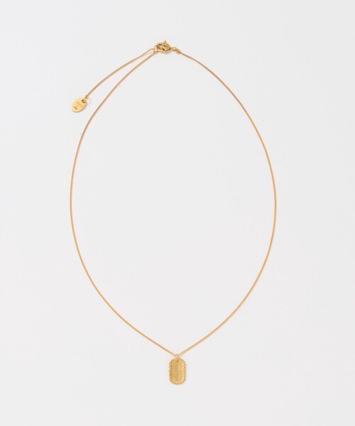 Steven Alan(スティーブンアラン)の「<END CUSTOM JEWELLERS × Steven Alan> DOGTAG NECKLACE G/ネックレス(ネックレス・メンズ・ゴールド・FREE)」の2枚目の写真