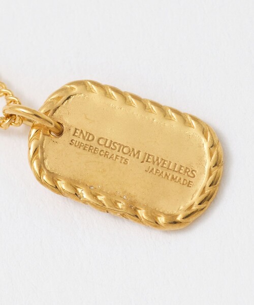 Steven Alan(スティーブンアラン)の「<END CUSTOM JEWELLERS × Steven Alan> DOGTAG NECKLACE G/ネックレス(ネックレス・メンズ・ゴールド・FREE)」の7枚目の写真