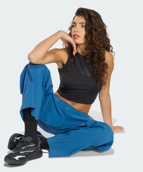 adidas(アディダス)の「アディダス Z.N.E. ウーブン パンツ / アディダス adidas(その他パンツ・レディース・ブルー・X-SMALL/X-LARGE/XX-LARGE/LARGE/SMALL/MEDIUM)」の3枚目の写真