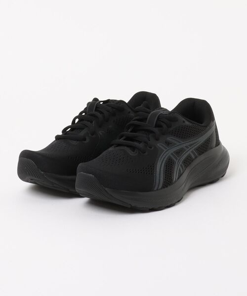 ASICS(アシックス)の「《ASICS》GEL-CONTEND 10 WIDE 1012C014(スニーカー・レディース・ホワイト系その他/ブラック×グレー/ブラック×ホワイト・22.5cm/23.0cm/23.5cm/24.0cm/24.5cm/25.0cm)」の1枚目の写真